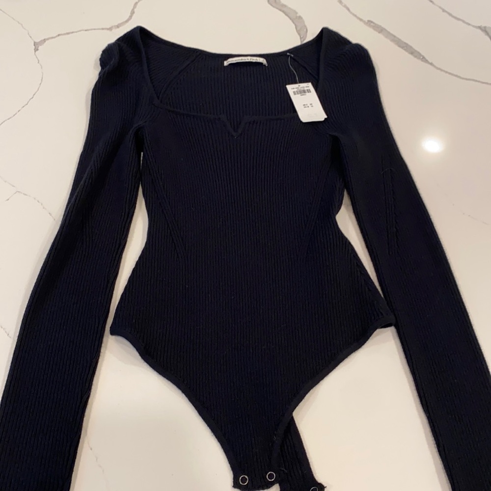 Abercrombie Black Bodysuit
